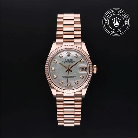 used rolex 31mm rose gold|Rolex Datejust 31 Full Set Rose Gold/Steel 31mm Diamon Dial.